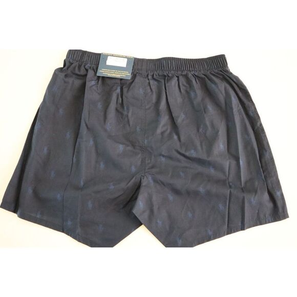 Polo Ralph Lauren R382RL Men's Sz M Navy Allover Pony Print Classic Fit Boxers - Picture 2 of 4